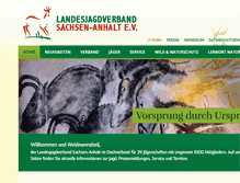 Tablet Screenshot of ljv-sachsen-anhalt.de